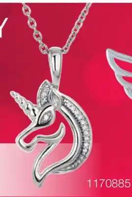 Charm Diamond Diamond addiction sterling silver diamond unicorn pendant offer