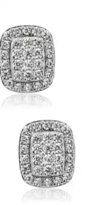 Charm Diamond New brilliance 10k white gold lab grown 0.45ctw diamond fashion stud earrings offer