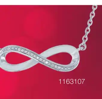 Charm Diamond Diamond addiction sterling silver diamond infinity necklace offer