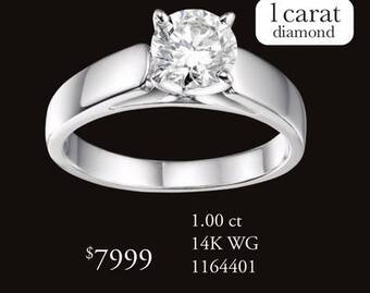 Charm Diamond 14k wg rings offer