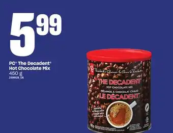 Independent Grocer Pc the decadent hot chocolate mix, 450 g offer
