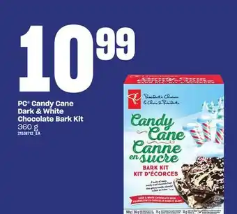 Independent Grocer Pc candy cane dark & white chocolate bark kit, 360 g offer