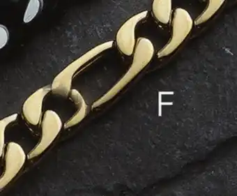 Charm Diamond Stainless steel figaro link bracelet offer