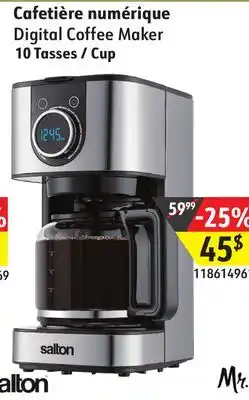 Sushi Shop Salton digital coffee maker offer