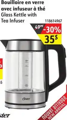 Sushi Shop Oster glass kettle with tea infuser offer