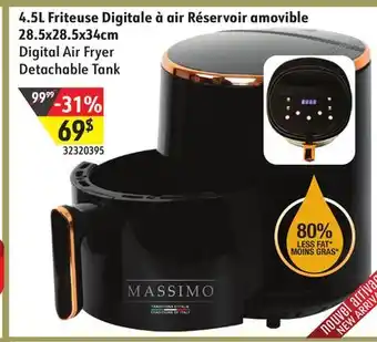 Sushi Shop Massimo digital air fryer detachable tank offer