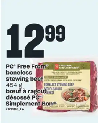 Valu-mart Bœuf à ragoût désossé pc simplement bon, 454 g offer