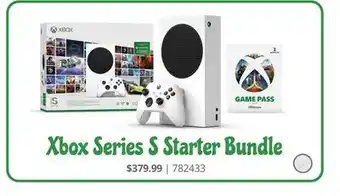 GameStop Xbox series s starter bundle offer