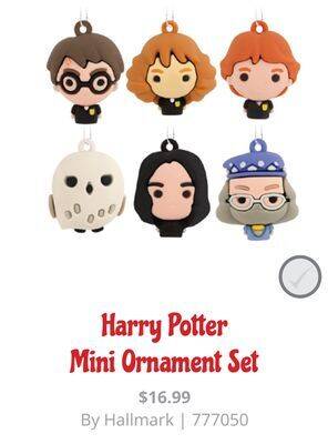 GameStop Harry potter mini ornament set offer