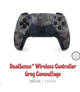 GameStop Dualsense wireless controller grey camouflage offer