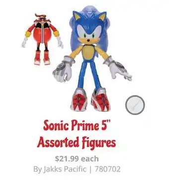 GameStop Sonic prime 5 assorted figures offer