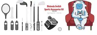 GameStop Nintendo switch sports accessories kit offer
