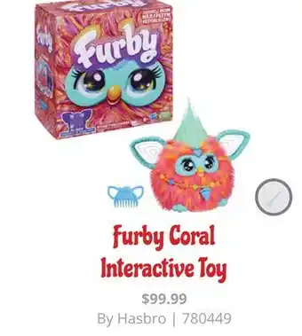GameStop Furby coral interactive toy offer