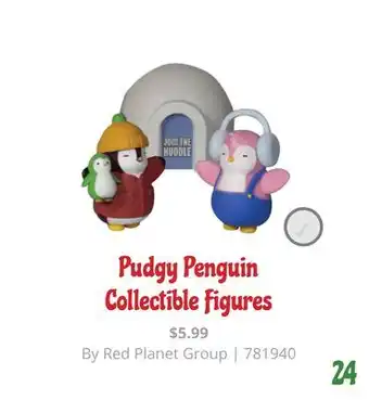 GameStop Pudgy penguin collectible figures offer
