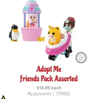 GameStop Adopt me friends pack assorted offer