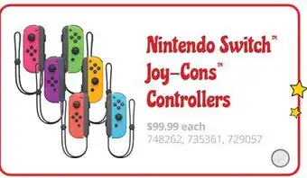 GameStop Nintendo switch joy-cons controllers offer