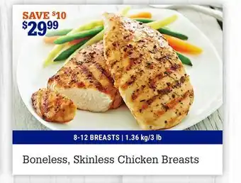 M & M Food Market Boneless, skinless chicken breasts offer