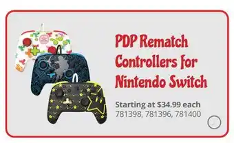GameStop Pdp rematch controllers for nintendo switch offer