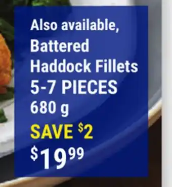 M & M Food Market Battered haddock fillets offer