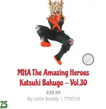 GameStop Mha the amazing heroes katsuki bakugo - vol.30 offer