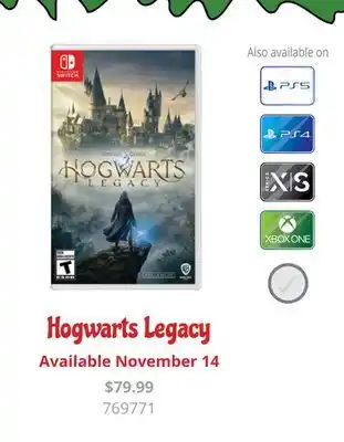 GameStop Hogwarts legacy offer