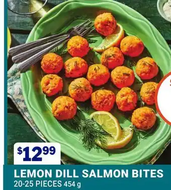 M & M Food Market Lemon dill salmon bites offer