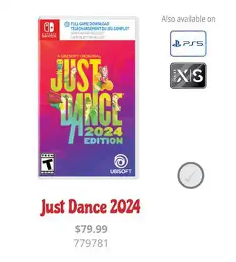GameStop Just dance 2024 offer