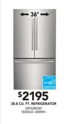 RONA Frigidaire 28.8 cu. ft. refrigerator offer