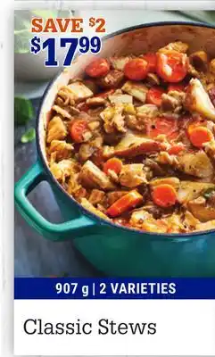 M & M Food Market Classic stews offer