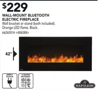 RONA Wall-mount bluetooth electric fireplace offer