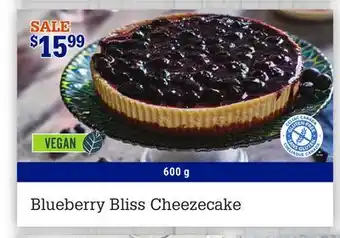 M & M Food Market Blueberry bliss cheezecake offer