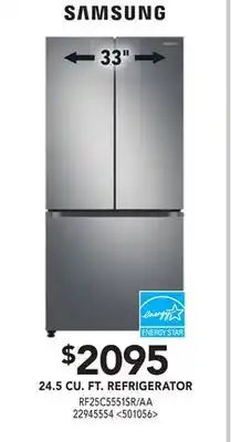 RONA Samsung 24.5 cu. ft. refrigerator offer