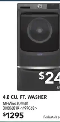 RONA Maytag 4.8 cu. ft. washer offer