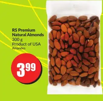 Chalo FreshCo Rs premium natural almonds 300 g product of usa offer