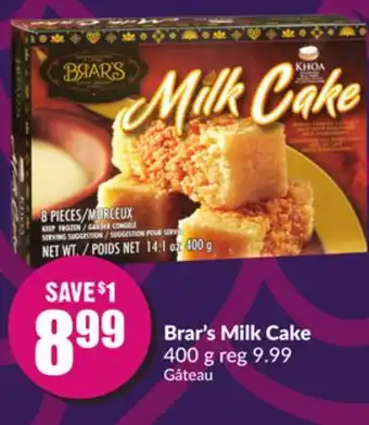 Chalo FreshCo Brar's milk cake 400 g offer