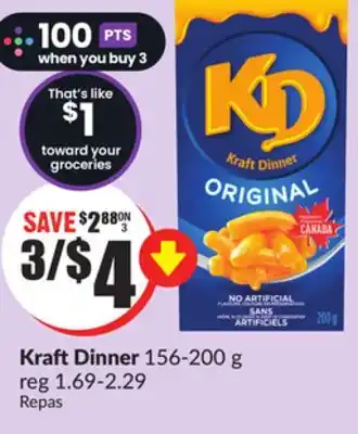 Chalo FreshCo Kraft dinner 156-200 g offer