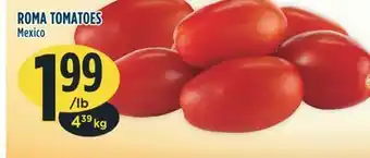 Marché Adonis Roma tomatoes offer