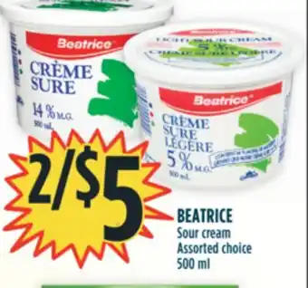 Marché Adonis Beatrice sour cream offer