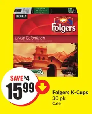 Chalo FreshCo Folgers k-cups 30 pk offer