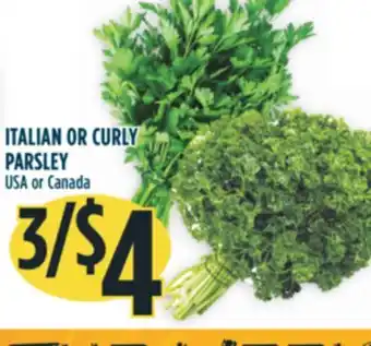 Marché Adonis Italian or curly parsley offer