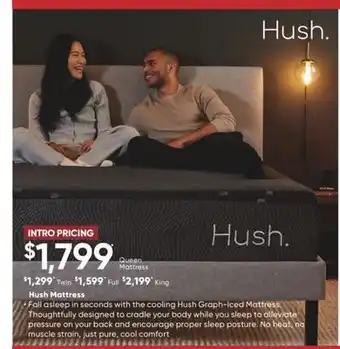 Sleep Country Hush mattress offer