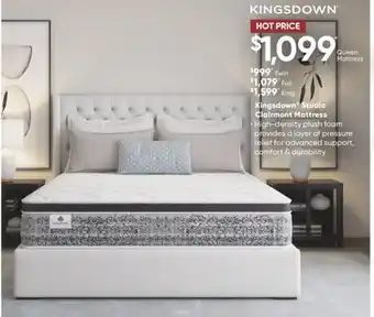 Sleep Country Kingsdown studio clairmont mattress offer