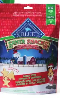 Walmart Blue buffalo santa snacks dog treats offer