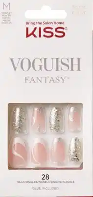 Walmart Kiss voguish fantasy sculpted french fashion nails offer