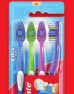 Walmart Colgate extra clean toothbrushes 4-pack offer