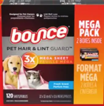 Walmart Bounce sheets offer