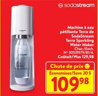 Walmart Sodastream terra sparkling water maker offer