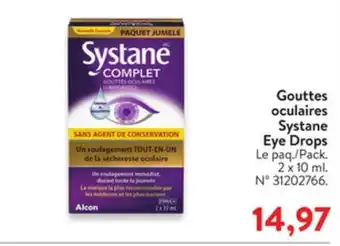 Walmart Systane eye drops offer