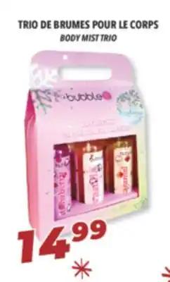 Familiprix Bubble body mist trio offer