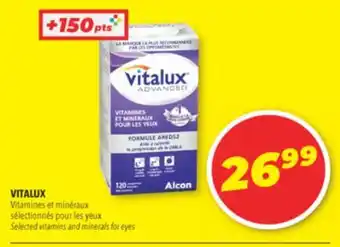 Familiprix Vitalux selected vitamins and minerals for eyes offer